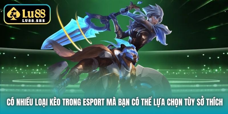 Có nhiều loại kèo trong Esport mà bạn có thể lựa chọn tùy sở thích